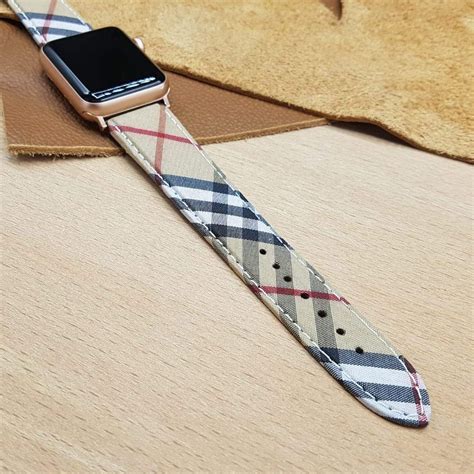 burberry check watch band|designer apple watch bands Burberry.